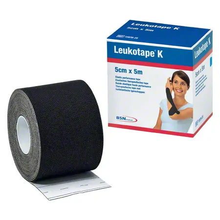 Leukotape K, 5 m x 5 cm, black