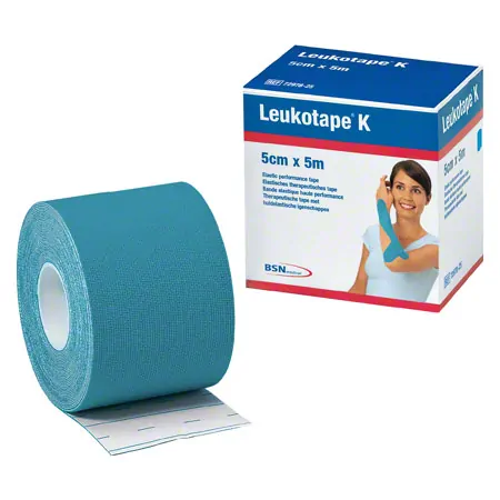 Leukotape K, 5 m x 5 cm, blue
