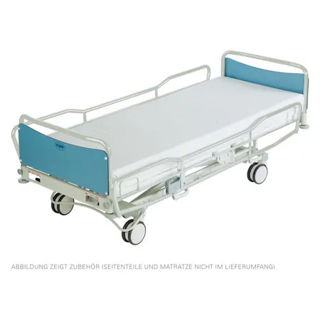 Lojer hospital bed ScanAfia XS 490, Trendelenburg, RAL 9010