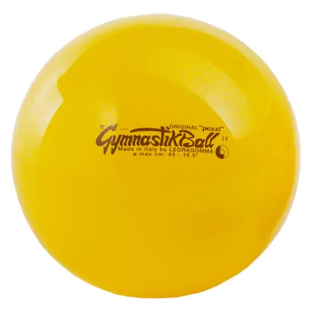 PEZZI gymnastics ball,  42 cm, yellow