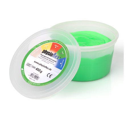 Physioflex Therapy plasticine strong, 450 g, green