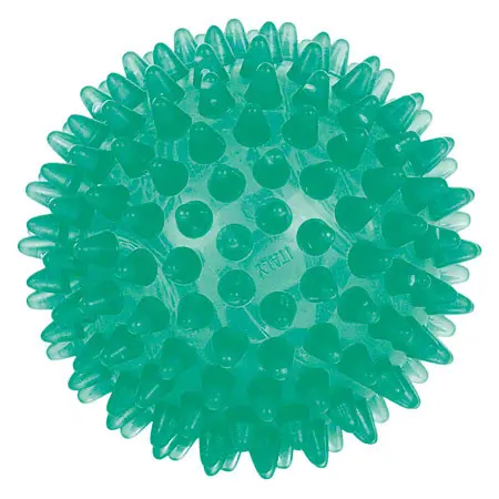 Reflex ball,  8 cm, green transparent