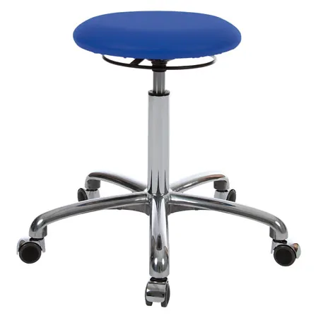 Rotatory stool exclusive with cushion and wheels