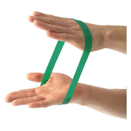 Rubber band, strong, green