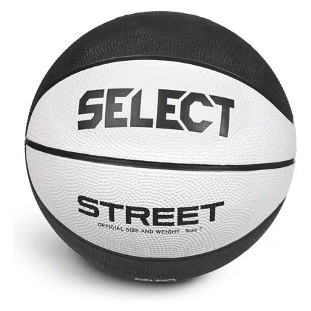 SELECT Street Basketball v23 size 7, black/white