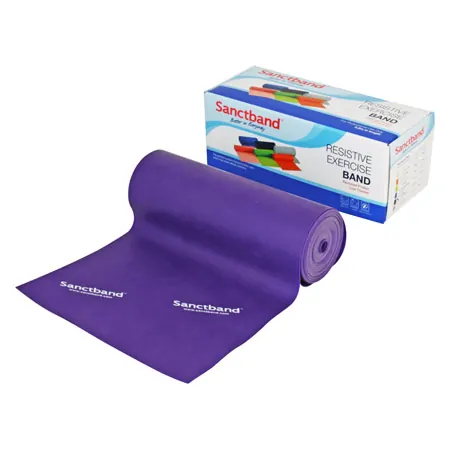 Sanctband resistance ribbon, 5,5 m x 15 cm, extra strong, purple
