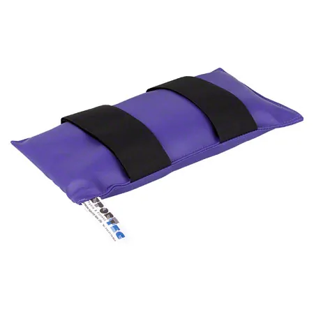 Sand bag with Velcro tape, 30x15 cm, 2 kg, purple