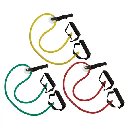 Shoulder Tube Pulley, set of 3: 1x each light yellow, medium red, strong green