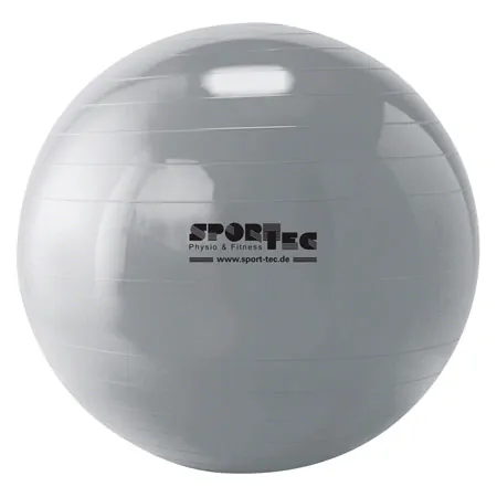Silver exercise ball ,  65 cm, silver