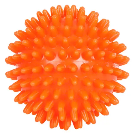 Spiky Massage Ball,  6 cm, orange, medium