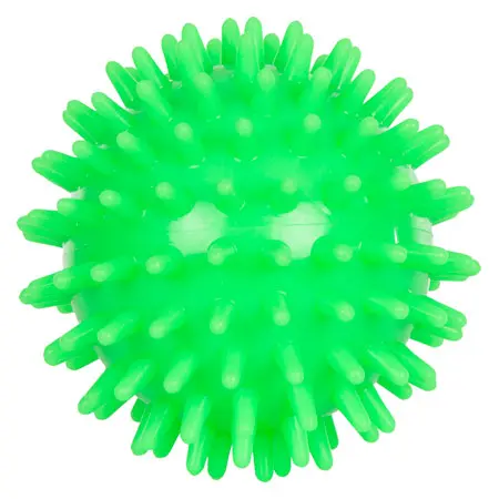 Spiky Massage Ball,  7 cm, neon-green, soft