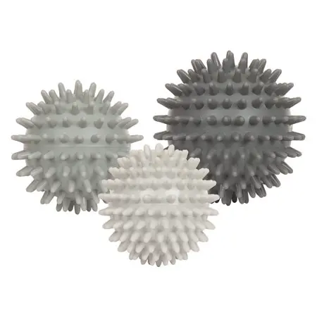 Spiky Massage Ball hard, Set of 3: 1x  6 cm,  7 cm,  8 cm