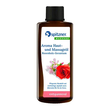 Spitzner Aroma Skin and Massage Oil Rosewood-Geranium, 190 ml