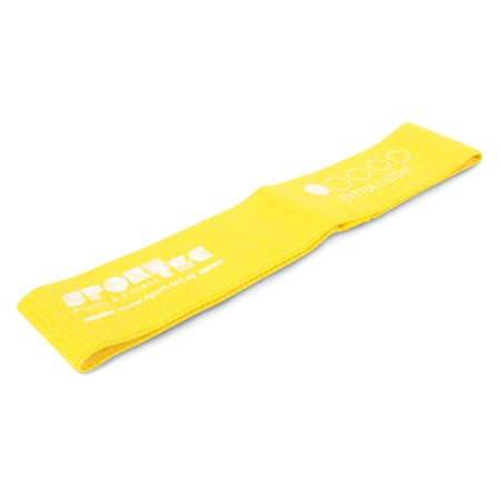 Sport-Tec Fitness textile loop, 32x5,8 cm, extra light, yellow