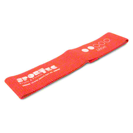 Sport-Tec Fitness textile loop, 32x5,8 cm, light, red