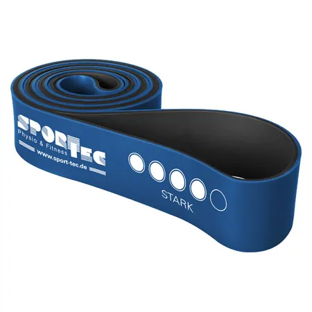 Sport-Tec Powerband made of latex, 104x4,4 cm, strong, blue