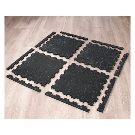 Sport-Tec floor protection mat 1 m, 4 mats  50x50 cm + 8 edge pieces