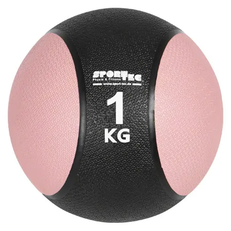 Sport-Tec medicine ball  19 cm, 1 kg, pink