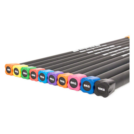 Sport-Tec weight bar set, 1-10 kg, 10 pieces