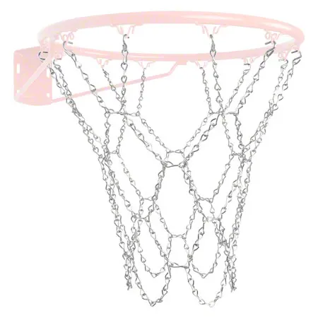 Steel basketball net