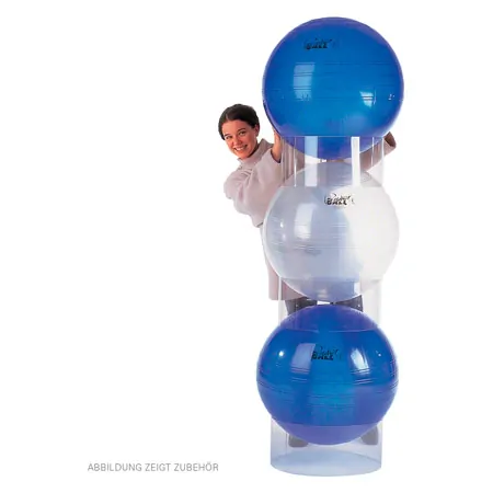 Support rack for exercise balls,  40 cm, 3-piece