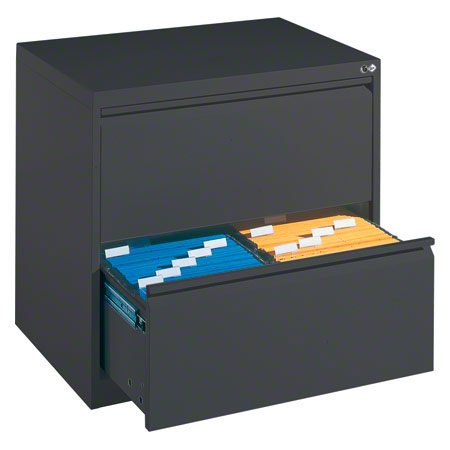 Suspension filing cabinet with 2 drawers, LxWxH 73,3x78,7x59 cm, with two lanes