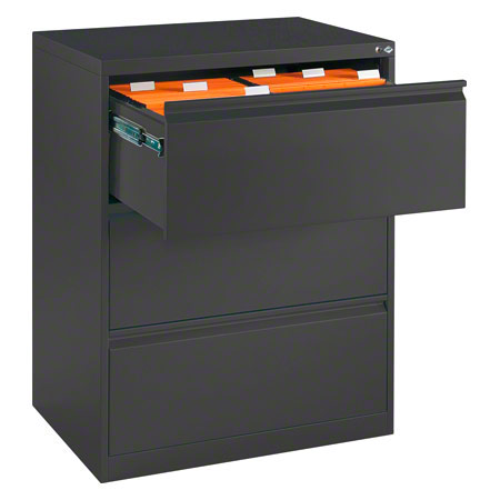 Suspension filing cabinet with 3 drawers, LxWxH 104,5x78,7x59 cm, with two lanes