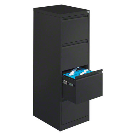 Suspension filing cabinet with 4 drawers, LxWxH 135.7x43,3x59 cm, single lane