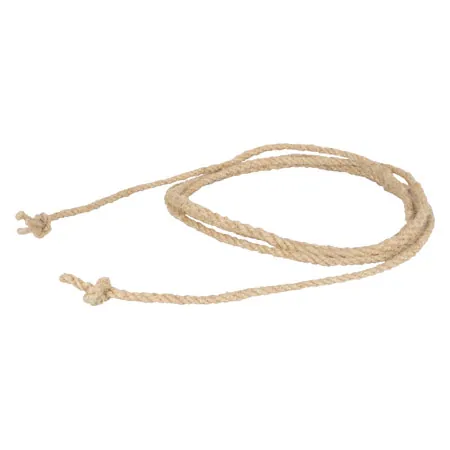 Swing rope made of hemp with reinforced centre, 280 cm