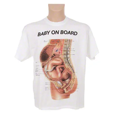 T-Shirt - Baby on Board - , size XXL