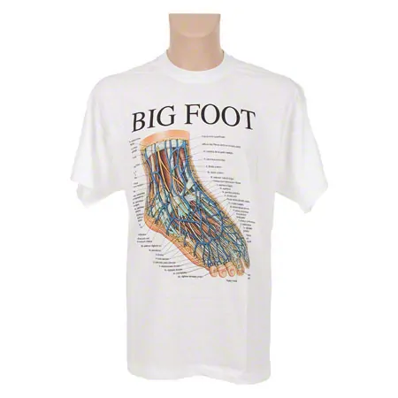 T-Shirt - foot - , size XXL