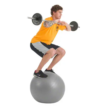 TOGU exercise ball Powerball Challenge ABS,  55-65 cm, silver-gray