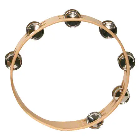 Tambourine with 14 sleigh bells,  26 cm