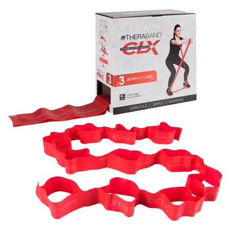 Thera-Band CLX ribbon, 22 m, medium, red