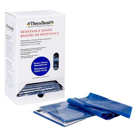 Thera-Band Dispenser incl. 30 bands, extra strong, blue