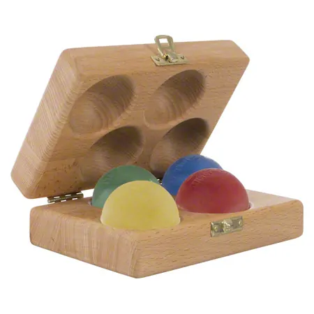Thera-Band Hand Exerciser-Set, 5pcs., 4 weights incl. wooden box