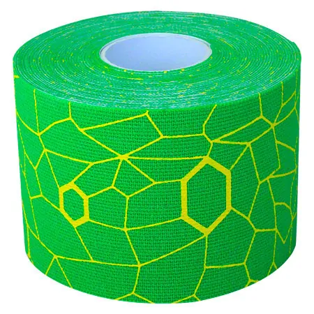 Thera-Band Kinesiology Tape XactStretch, 5 m x 5 cm, green/yellow