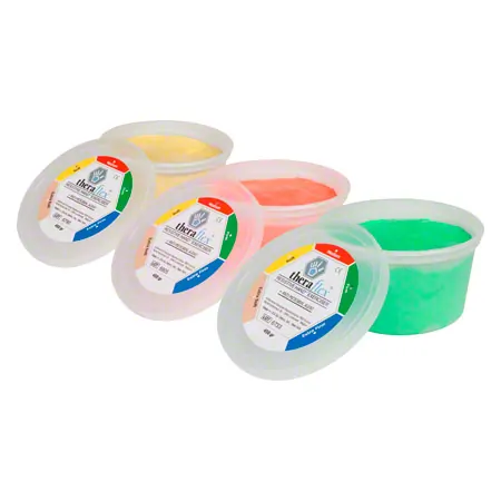 Theraflex therapy plasticine 450 g, 3 weights, set of 3