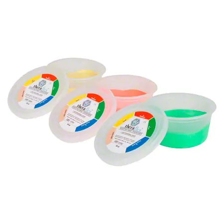 Theraflex therapy plasticine 85 g, 3 thicknesses, set of 3