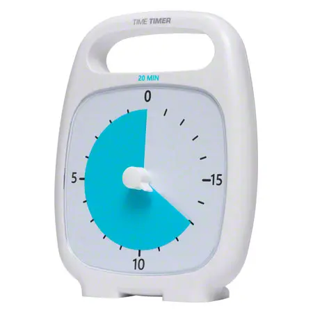 Time Timer Plus Table Clock with acoustic signal, 20 Min., 14x18 cm