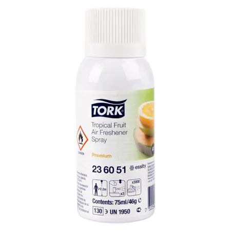 Tork Air Freshener Spray for Dispenser A1, fruit fragrance, 75 ml