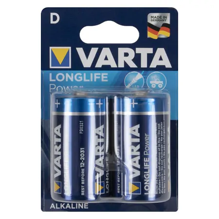 VARTA D Mono Longlife Power LR20 battery 1.5V, 2 pieces
