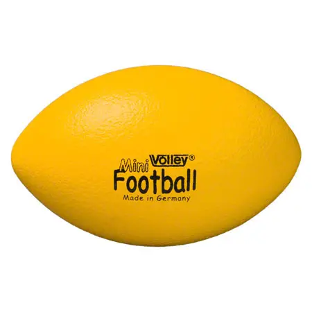 VOLLEY Mini Football made of foam with elephant skin, yellow