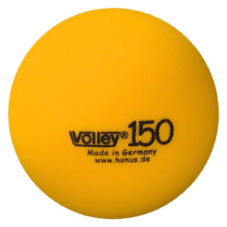 VOLLEY foam ball uncoated,  15 cm, yellow