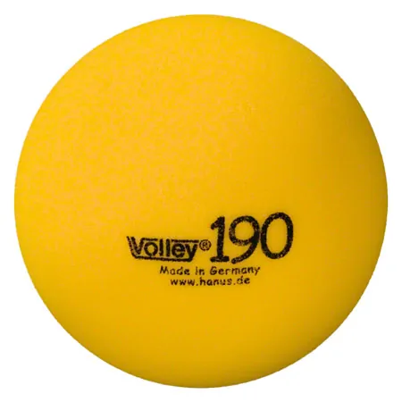 VOLLEY foam ball uncoated,  19 cm, yellow