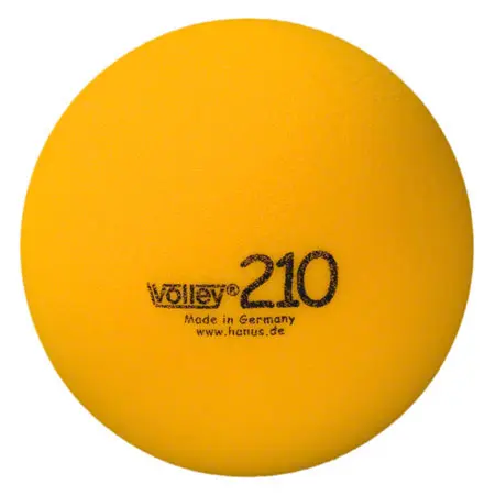 VOLLEY foam ball uncoated,  21 cm, yellow