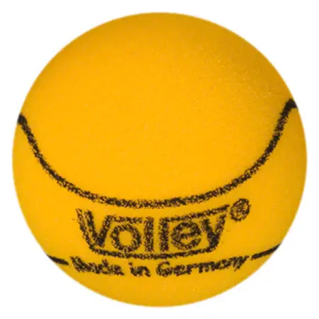 VOLLEY foam ball uncoated,  9 cm, yellow