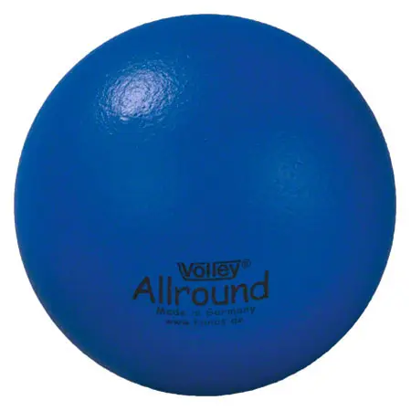 VOLLEY foam ball with elephant skin,  18 cm, blue