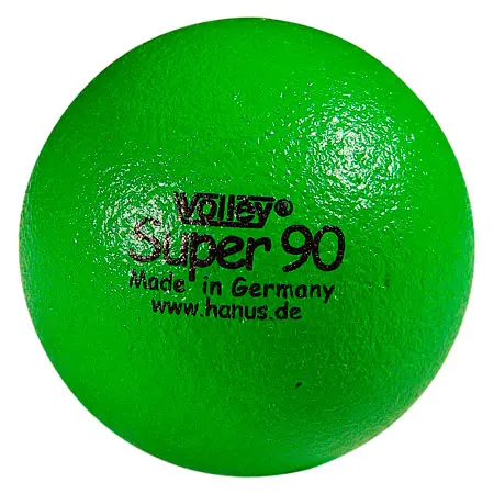 VOLLEY foam ball with elephant skin,  9 cm, green