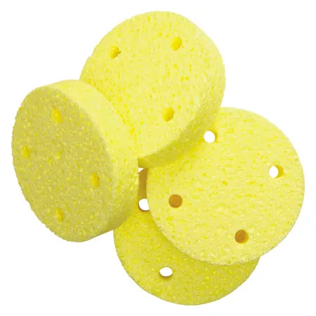 Vacuum round sponge  90 mm, 4 pieces
